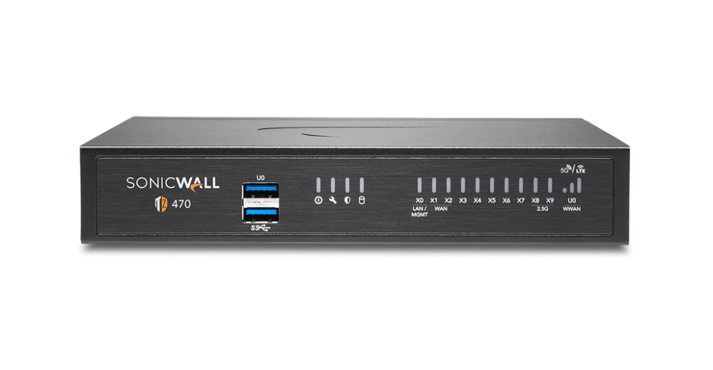 TZ 470 Front SonicWall